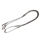 ProPresicce Massa Ergo Grip Rubber Reins by Hy Equestrian #colour_black