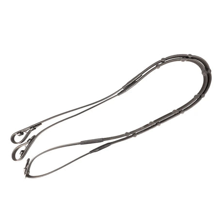 ProPresicce Massa Ergo Grip Rubber Reins by Hy Equestrian #colour_black