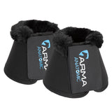 Shires ARMA SupaFleece Neoprene Over Reach Boots #colour_black