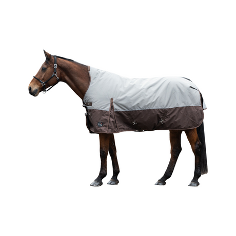 HKM 600D 100g Highneck Rug -Norwich- #colour_beige-brown