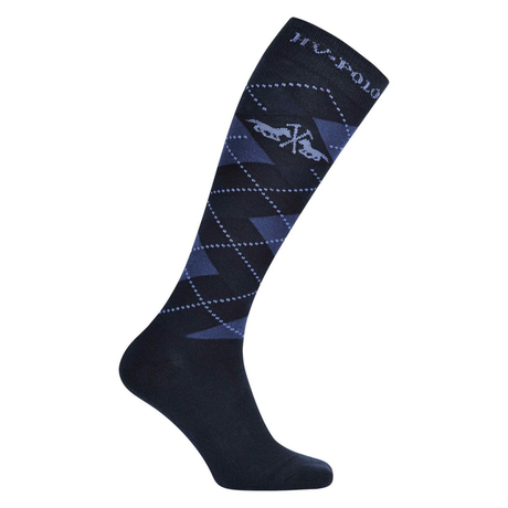 HV Polo Argyle Socks #colour_navy-multi