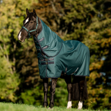 Horseware Ireland Amigo Ripstop 900D Plus 0g Pony Turnout Rug #colour_dynasty-green-navy-silver