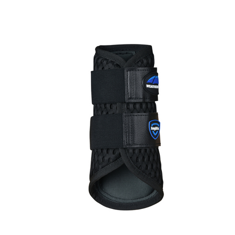 Weatherbeeta Tough-Tec Mesh Brushing Boots #colour_black-black