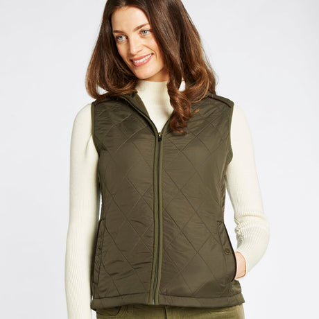 Dubarry Womens Heywood Gilet #colour_olive