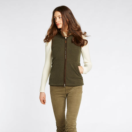 Dubarry Womens Carbury Gilet #colour_olive