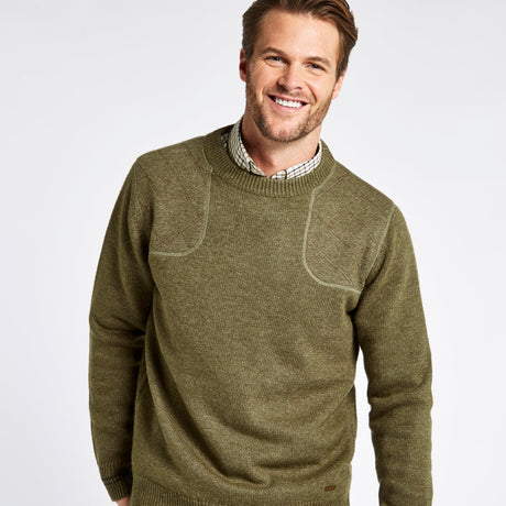 Dubarry Mens Clarinbridge Crew Neck Sweatshirt #Colour_dusky-green