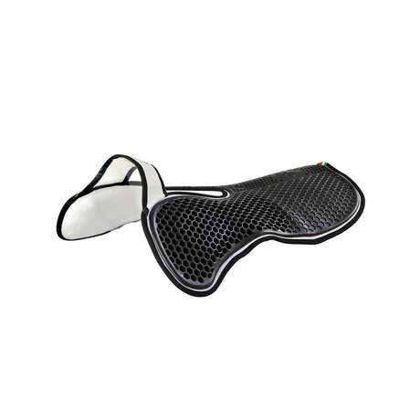 Acavallo Pad SP WFS Suede Hexagonal Gel Front Riser #colour_white
