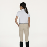 Dublin Kids Cammy Comfort Twill Breeches #colour_biscuit