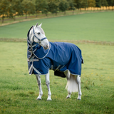 Horseware Ireland Amigo 1200D FieldSafe Plus 250g Turnout Rug Turnout Rug #colour_navy-titanium-grey-silver
