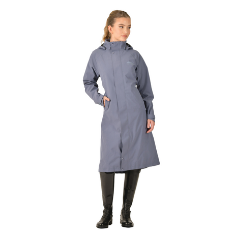 Weatherbeeta Ladies Windbreaker Longline Riding Jacket #colour_slate-blue