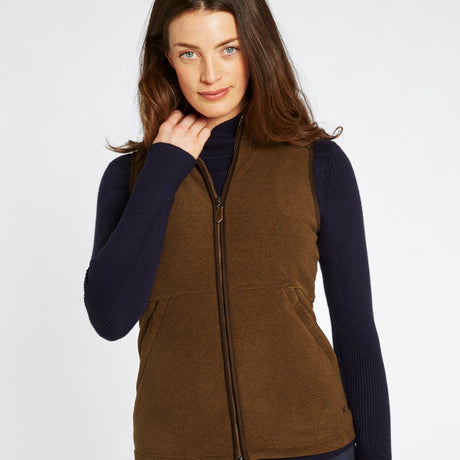 Dubarry Womens Carbury Gilet #colour_walnut