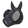 Imperial Riding Trail Ride Fly Mask #colour_black-aop