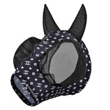 Imperial Riding Trail Ride Fly Mask #colour_black-aop