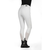 HKM Children's Silicone Full Seat Riding Breeches -Lia High Waist- #colour_white