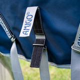 Horseware Ireland Amigo 1200D FieldSafe Plus 250g Turnout Rug Turnout Rug #colour_navy-titanium-grey-silver