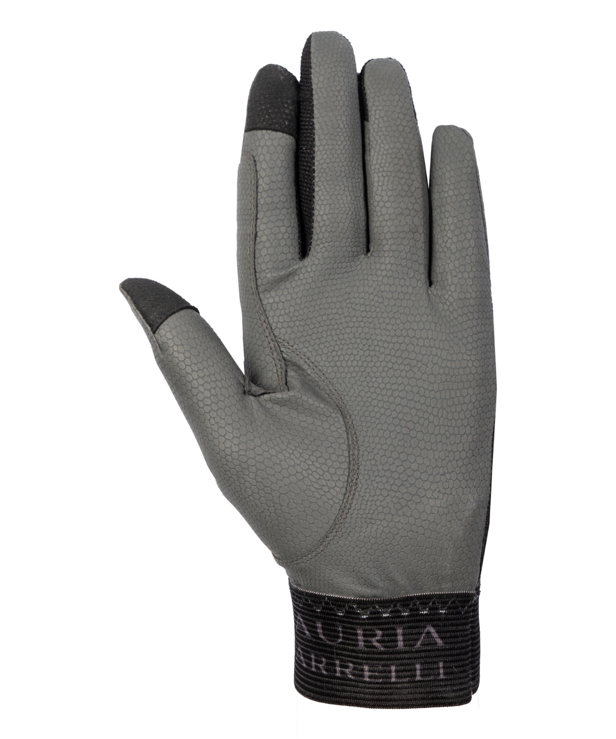 HKM Riding Gloves -Livigno- #colour_black-grey