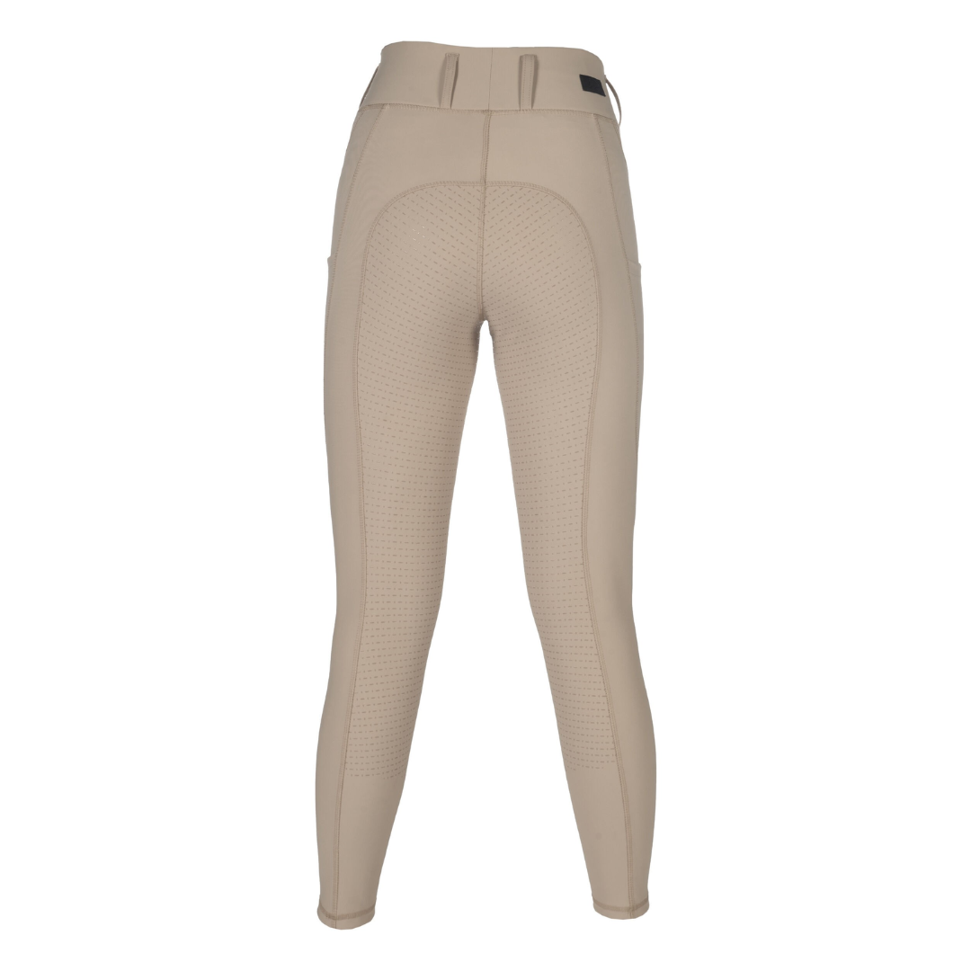 HKM Womens's Silicone Full Seat Riding Leggings -Jil High Waist- #colour_beige