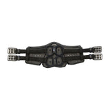 Stubben Equi-Soft® Saddle Girth with Cover - Ebony #colour_vachette-leather-black