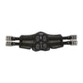 Stubben Equi-Soft® Saddle Girth with Cover - Ebony #colour_vachette-leather-black