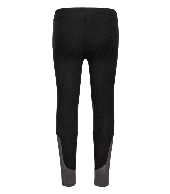 E.L.T Emmi Kids Riding Leggings #colour_black-grey