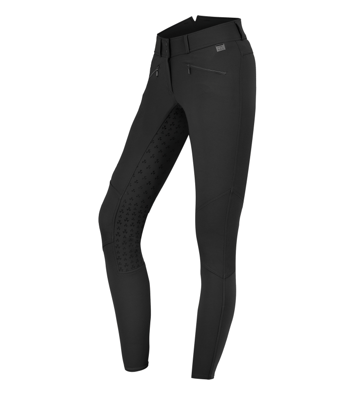 E.L.T Ladies Hella High Waist Silicone Breeches #colour_black