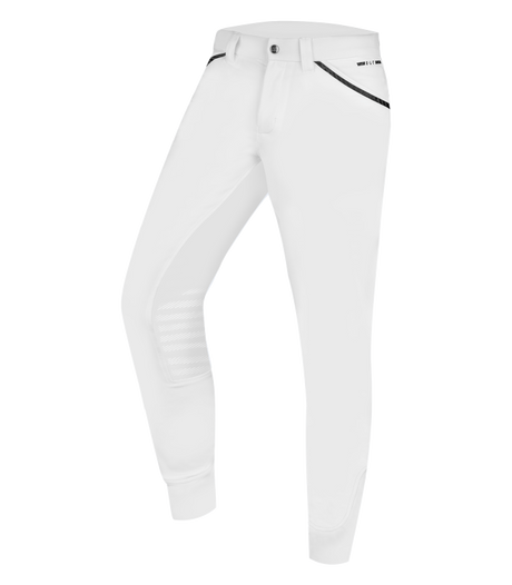 E.L.T Men's Mailo Knee Silicone Breeches #colour_white