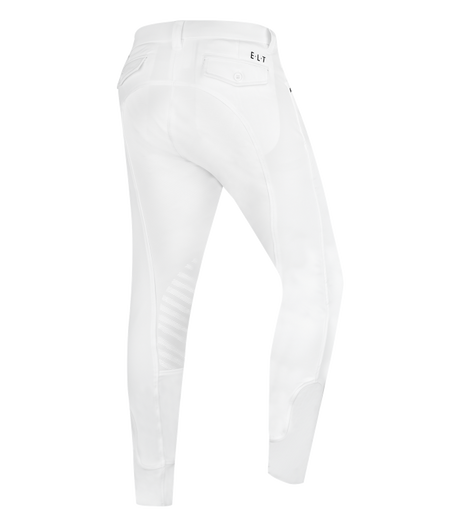 E.L.T Men's Mailo Knee Silicone Breeches #colour_white