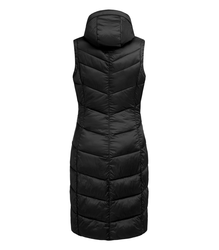 E.L.T Ostende Ladies Lightweight Long Gilet #colour_black