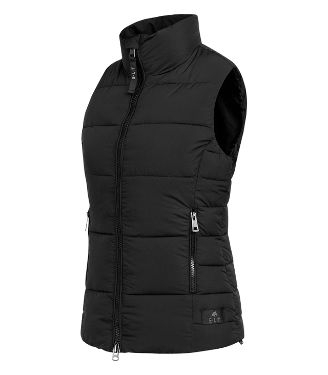 E.L.T Oxford Ladies Winter Light Weight Gilet #colour_black