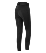 E.L.T Essential Ladies High Waist Silicone Breeches #colour_black