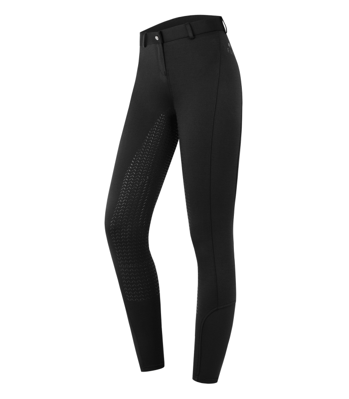 E.L.T Essential Ladies Silicone Thermal Breeches #colour_black