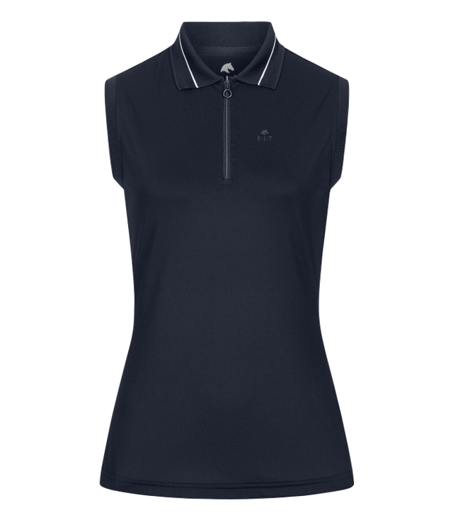 E.L.T Paris Functional Polo Top #colour_deep-blue