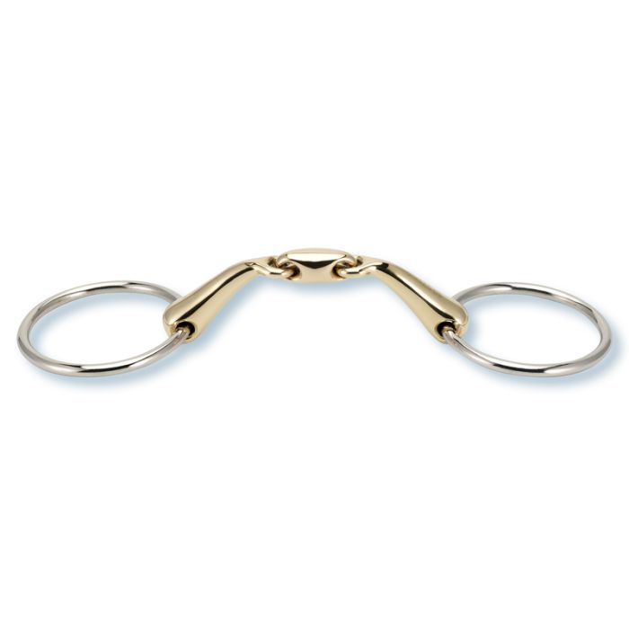 Stubben 2223 Anatomic Loose Ring Stainless Steel Double Broken Snaffle