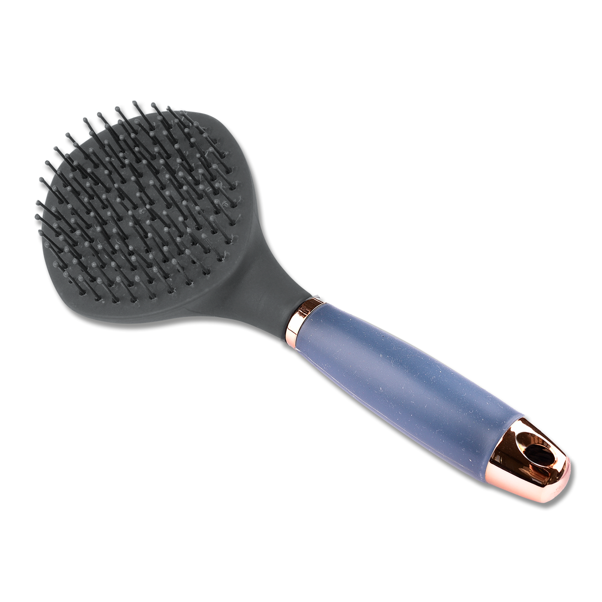 Waldhausen Mane Brush Gel Handle #colour_black-rose-gold