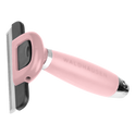 Waldhausen Deshedding Comb with Gel Handle, L #colour_linnea-pink