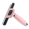 Waldhausen Deshedding Comb with Gel Handle, XL #colour_linnea-pink