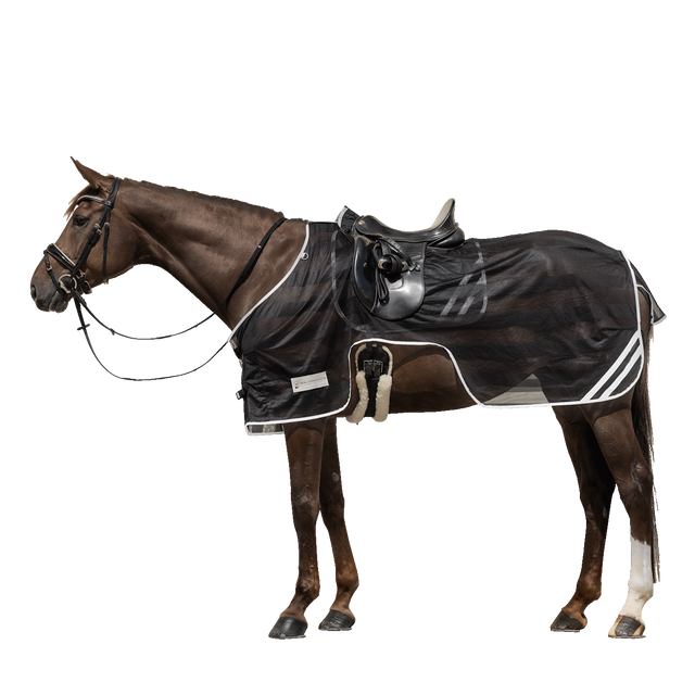 Waldhausen Reflex Riding Blanket #colour_black-silver-grey