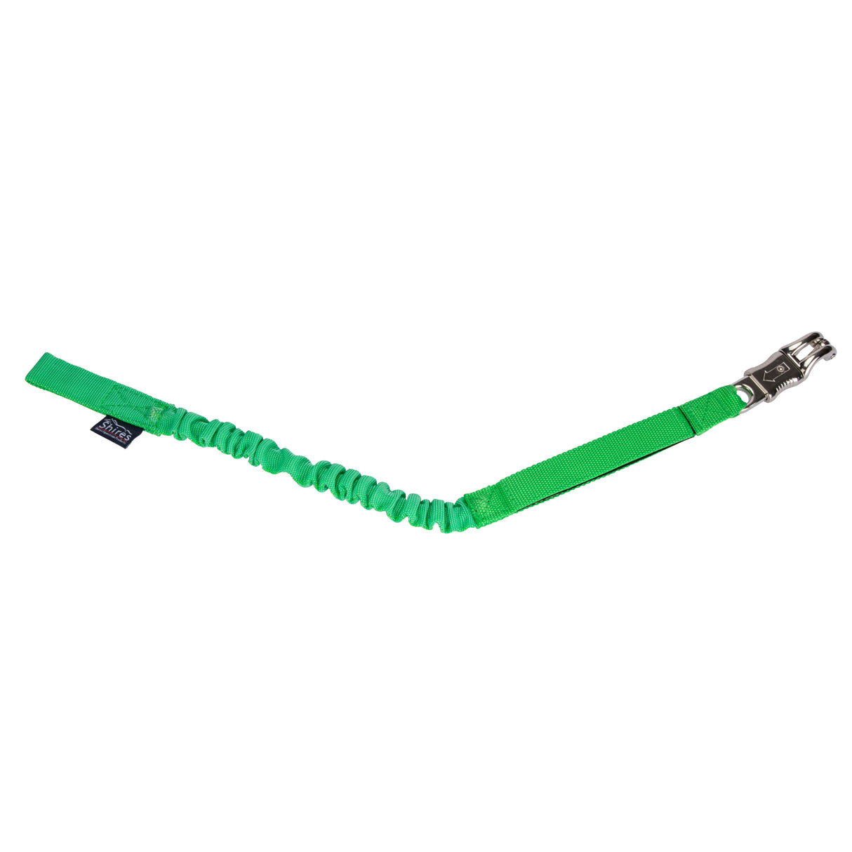 Shires Bungee Breakaway Trailer Tie #colour_green