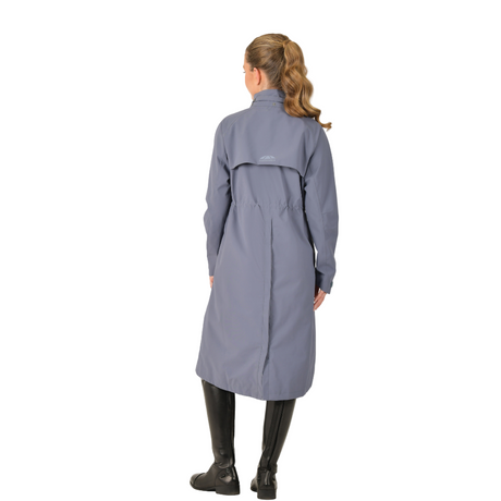 Weatherbeeta Ladies Windbreaker Longline Riding Jacket #colour_slate-blue