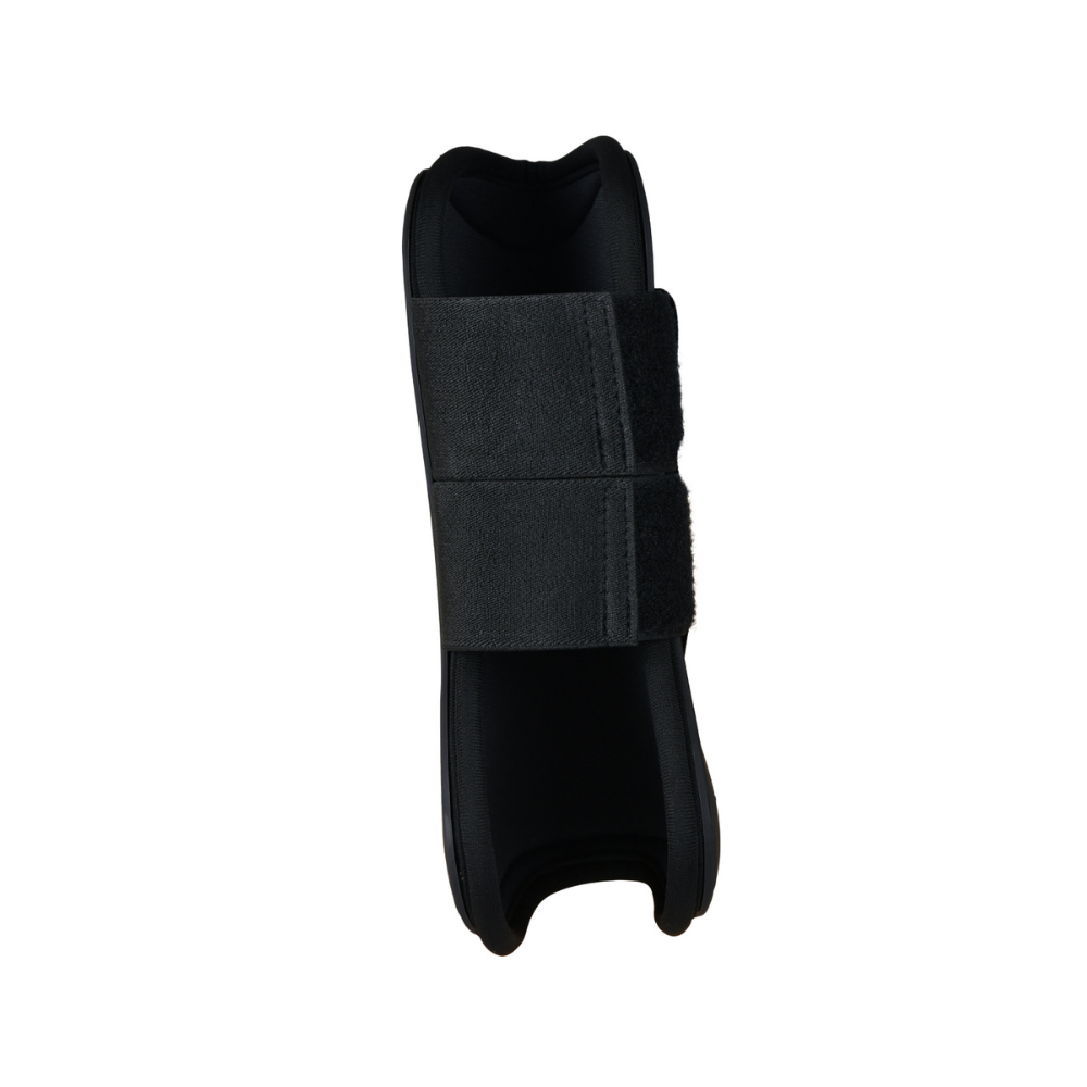 Weatherbeeta Tough-Tec Prime Open Front Boots #colour_black-black