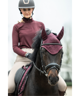 HKM Ear Bonnet -Daphne- #colour_bordeaux