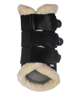 HKM Protection Boots -Shiny Fur- #colour_black