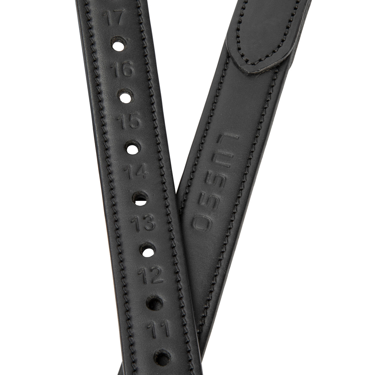 Shires Velociti Lusso Non Stretch Stirrup Leathers #colour_black