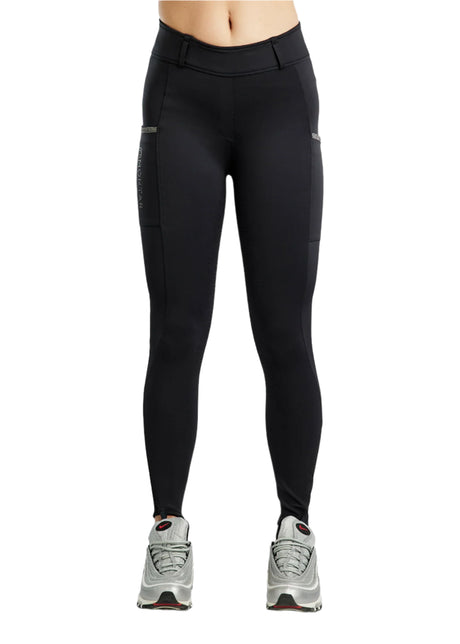 Montar Junior MoGloria Hybrid Full Grip Pull-On Riding Tights #colour_black