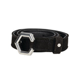 Coldstream Roxburgh Suede Belt #colour_black-silver