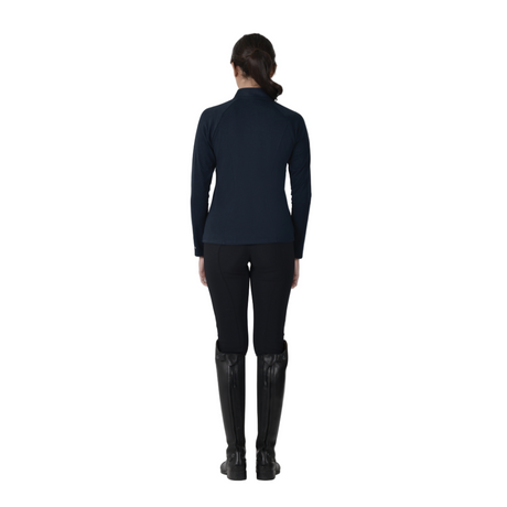 Weatherbeeta Ladies Bamboo Long Sleeve Performance Base Layer #colour_navy