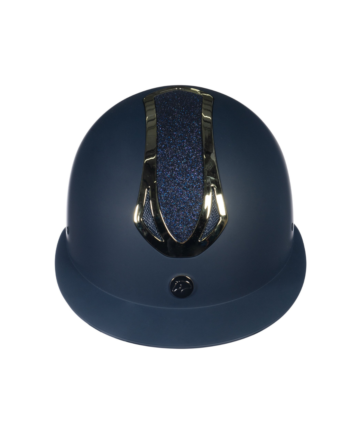 HKM Riding Helmet -Illusion- #colour_deep-blue-gold