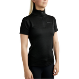 Montar MoCilia Refined Short Sleeved Jacquard Training Shirt #colour_black