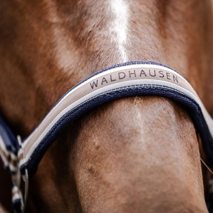 Waldhausen Athletic Halter #colour_cappuccino-night-blue