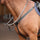 Shires Lusso Three Point Elastic Breastplate #colour_black